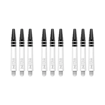Image of RED DRAGON Nitrotech Short Stems Solid White 3 sets per pack (9 in total)