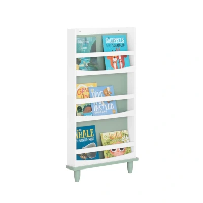 Image of Sobuy Children Bookcase Bookshelf Wall Storage Shelf Rack,KMB93 GR