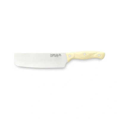 Image of Rockingham Forge 8139NK Classic Contoura 8100 Series Nakiri Knife with Stainless Steel Blade, 6.5&quot;, Ivory, 29.5 x 5 1.5 cm, Off White
