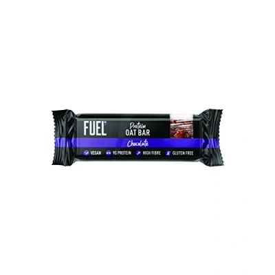 Image of FUEL10K Chocolate Oat Bars, High in Protein &amp; Fibre, 45 g (Pack of 16)