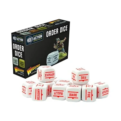 Image of Order Dice for Bolt Action (White)