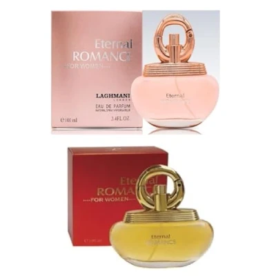 Image of Modaleo 2 Pack Eternal Romance Red Rose for Women London EAU DE Parfum Spray Fragrance 100ml Perfume