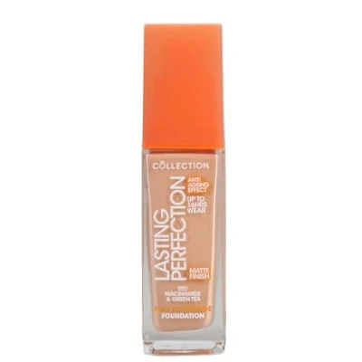 Image of Collection Cosmetics Lasting Perfection Matte Foundation, Full Coverage, Anti Ageing Effect, 10C Buttermilk Cool 27ml