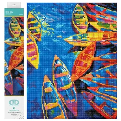 Image of DIAMOND DOTZ DQ9 Intermediate Kit, Blue Bay, 35 x 45cm