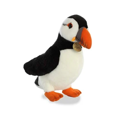 Image of Aurora, 26325, MiYoni Puffin, 10.5In, Soft Toy, Black and White