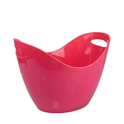 Image of Bar@Drinkstuff 33382 59428 Sonrisa Wine &amp; Champagne Acrylic Cooler, Beverage Tub 8ltr (Bright Pink)