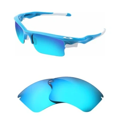 Image of HiCycle2 Polarized Replacement Lenses for Oakley Fast Jacket XL Sunglass (blue)