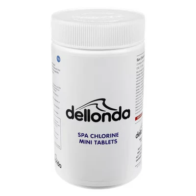 Image of Dellonda 1kg Chlorine Mini Tabs for Hot Tubs Spas &amp; Swimming Pools