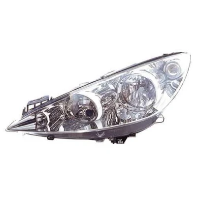 Image of 6208F5 Headlights ABAKUS 550 1144LMLD EM Left H1, H7 for right hand traffic with motor headlamp levelling P14.5s, PX26d PEUGEOT: 308 I Hatchback