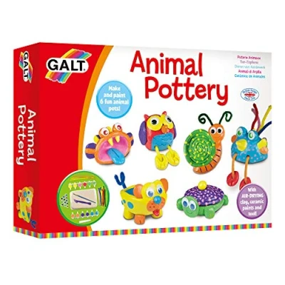 Image of Galt Toys, Animal Pottery, Kids&#039; Craft Kits, Ages 6 Years Plus , 12.6 x 2.36 9.06 inches