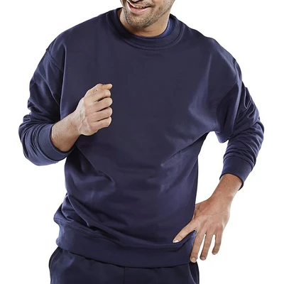 Image of Click Premium Sweat Shirt Navy Blue 3XL