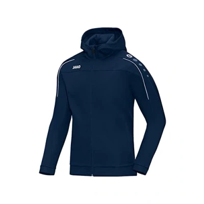 Image of Jako Basic Men&#039;s Classico Hooded Jacket, Men, Classico, navy