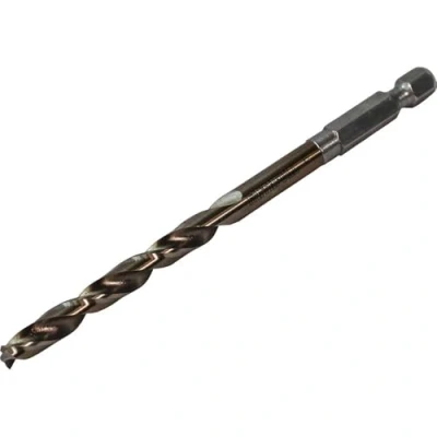 Image of HSSE M35 Cobalt Quick Change Impact Drill Bit 5.0mm OL:102mm WL:52mm