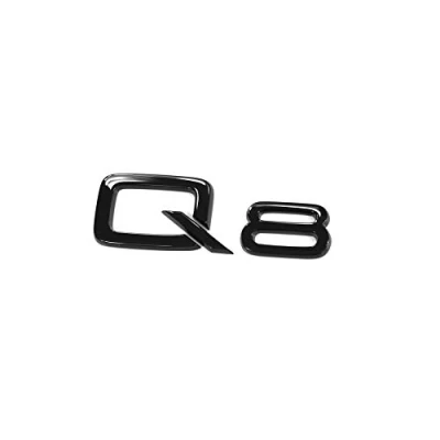 Image of Audi 4M8071803 Lettering Q8 Black Tuning Exclusive Edition Emblem