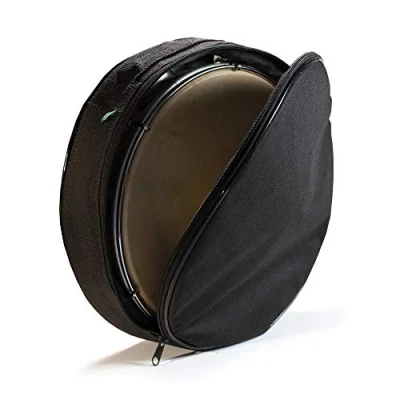 Image of Heavy Duty Holder Bag for Pandeiro Drum Tambourine Samba Brasil Music Instruments 10&quot; Black