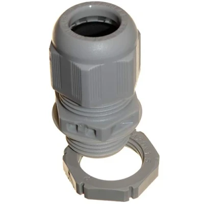 Image of Wiska Sprint 20mm Compression Gland &amp; Locknut Grey Pack of 10