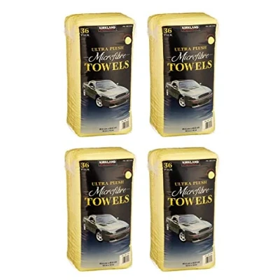 Image of Kirkland Signature Ultra High Pile Premium Microfiber Towels, 36 Pack 16x16 4
