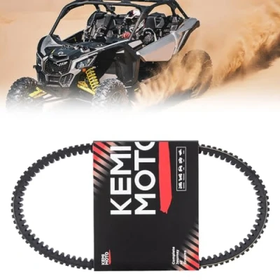 Image of KEMIMOTO Upgraded X3 Drive Belt, Smooth Engagement High Performance, Compatible with Can Am Maverick &amp; Max, OEM Replacement 422280656 422280654