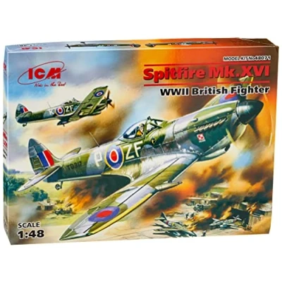 Image of ICM 1:48 Spitfire Mk.XVI, WWII British Fighter