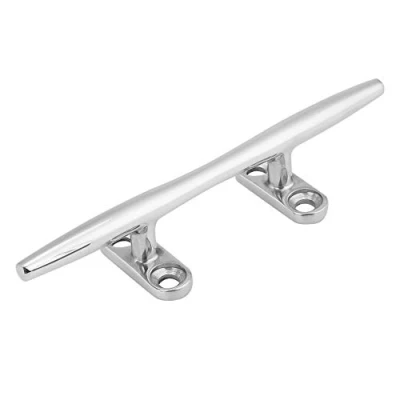 Image of Marine Boat Cleats Stainless Steel 6&quot; Dock Deck Rope Cleat Hollow Base Bollard