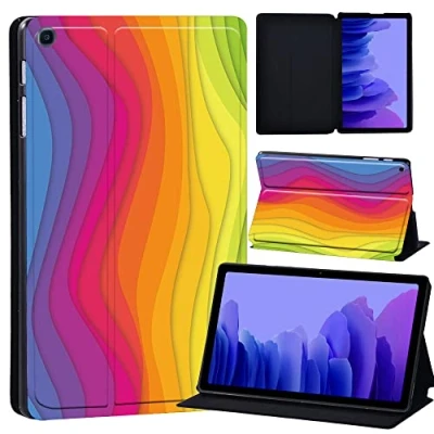 Image of Printed Case for Samsung Galaxy Tab A7 10.4 2020 (SM T500/ T505/ T507), Slim Lightweight Protective Hard Cover (artificial color 8)