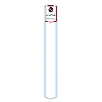 Image of Strathmore 500 Series Mixed Media Roll, Vellum Surface, White, 42&quot; x8 Yards