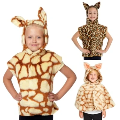 Image of Charlie Crow Giraffe costume lite for kids one size 3 8 Years.