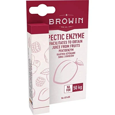 Image of AGROHIT Browin 401400 Pectinase 10 ML, Anti Gelling Agent, More Juice Extraction, for Wine Making, Liquid, Plastic