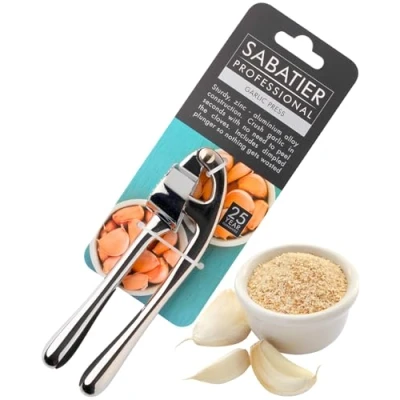 Image of Sabatier Professional Chrome Plated Garlic Press (SABSL1636CP)