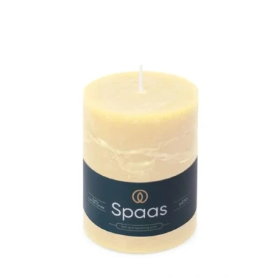 Image of Spaas Rustic Pillar Candle 80/110 mm 65h, Ivory
