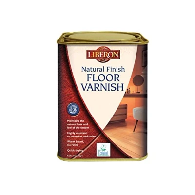 Image of Liberon VWNCM1L Natural Finish Floor Varnish Clear Matt 1 Litre, 1l