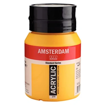 Image of Amsterdam Standard Series Acrylic Jar 500 ml Azo Yellow Deep 270 (17722702)