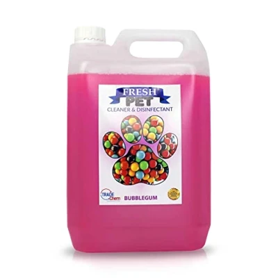 Image of Fresh Pet Kennel/Cattery Disinfectant and Deodoriser 5L (BUBBLEGUM)