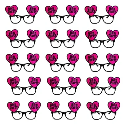 Image of SHATCHI 12 x Hen Party Glass Girls Do Night Accessories Game Props Bachelorettes Glasses Team Bride Decoration and Supplies