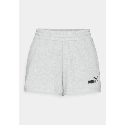 Image of PUMA ESS Small No. 1 Logo 4&#039;&#039; Shorts TR Light Gray Heather