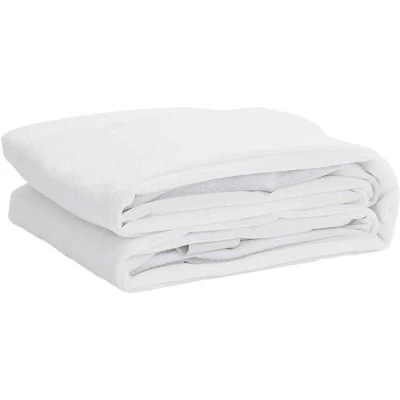 Image of vidaXL Mattress Protector White 160x200 cm Waterproof