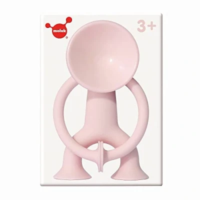 Image of MOLUK OOGI Junior, Silicone Toys for Kids, Baby Toy, Elastic Stretch Fidget, Hand Eye Coordination, Educational Fine Motor Skills, Travel Friendly, Non Toxic, Indoor, Outdoor Play, 3 years+ Pink