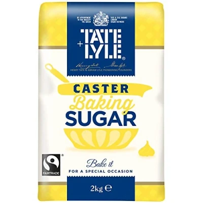 Image of Tate &amp; Lyle Fairtrade Caster Sugar 6x2kg