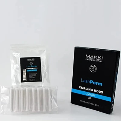 Image of Makki 32 Large Eyelash Perming Curlers Rods Perm Eye Lash Lift Treatment
