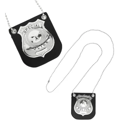 Image of WIDMANN Clip On Police Badge Cops And Robbers 999 Fancy Dress Costume Accessory