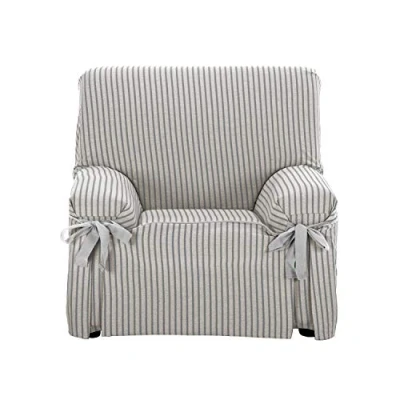 Image of Martina Home Milan Sofa Cover with Bows 1 places Space grey