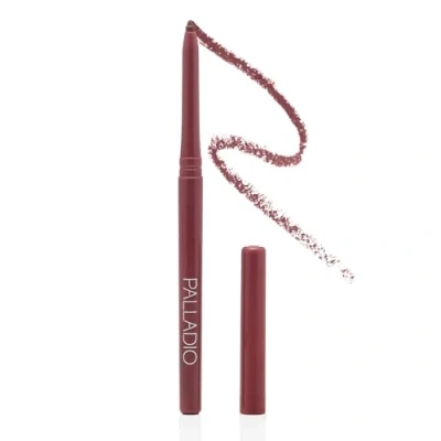 Image of Palladio Retractable Waterproof Lip Liner High Pigmented and Creamy Color Slim Twist Up Smudge Proof Formula with Long Lasting All Day Wear No Sharpener Required, Plum