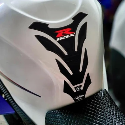 Image of labelbike 3D Resin Tank Pad Sticker for Decoration and Protection of Motorcycle Compatible with Suzuki GSX R