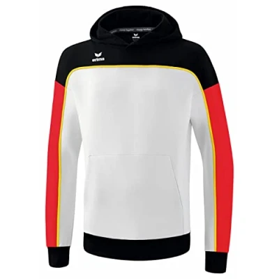 Image of Erima Men&#039;s „CHANGE hooded sweatshirt, white/black/red, S