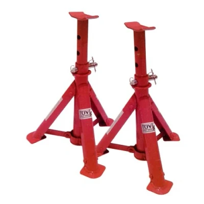 Image of Streetwize Adjustable 2 Tonne Folding Axel Stands Set Range: 270mm to 360mm