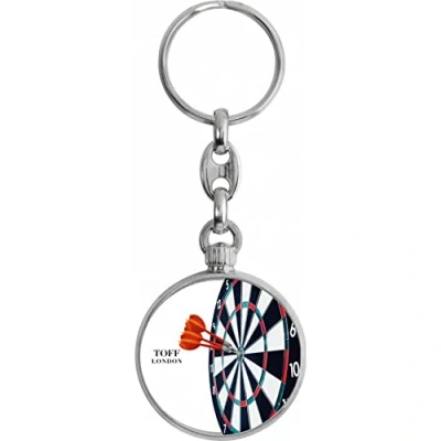 Image of Toff London Score Bullseye Dartboard Keyring