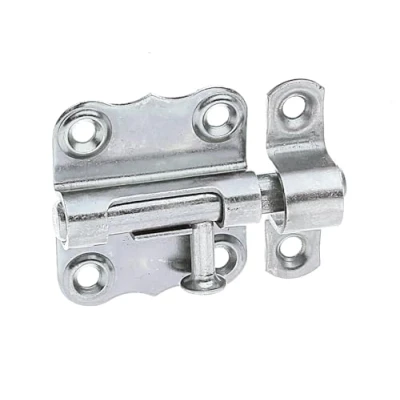 Image of GAH Alberts 12335 2 Decorative Latch Door Bolt with Loop 35 mm EAN, Yellow Galvanised, Platte 33 x