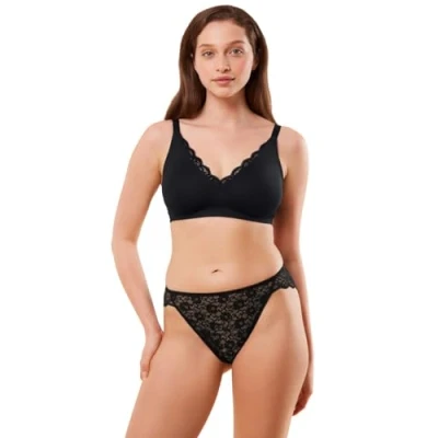 Image of Triumph Amourette N01 Triangle bra, Women&#039;s, Size: 32E, Black
