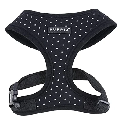 Image of Puppia Dotty Harness, Large, Black