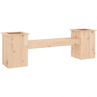 Image of vidaXL Planter Bench 184.5x39.5x56.5 cm Solid Wood Pine